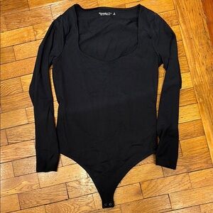 Black Long Sleeve Bodysuit
